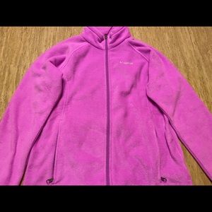 Purple Columbia fleece zip up